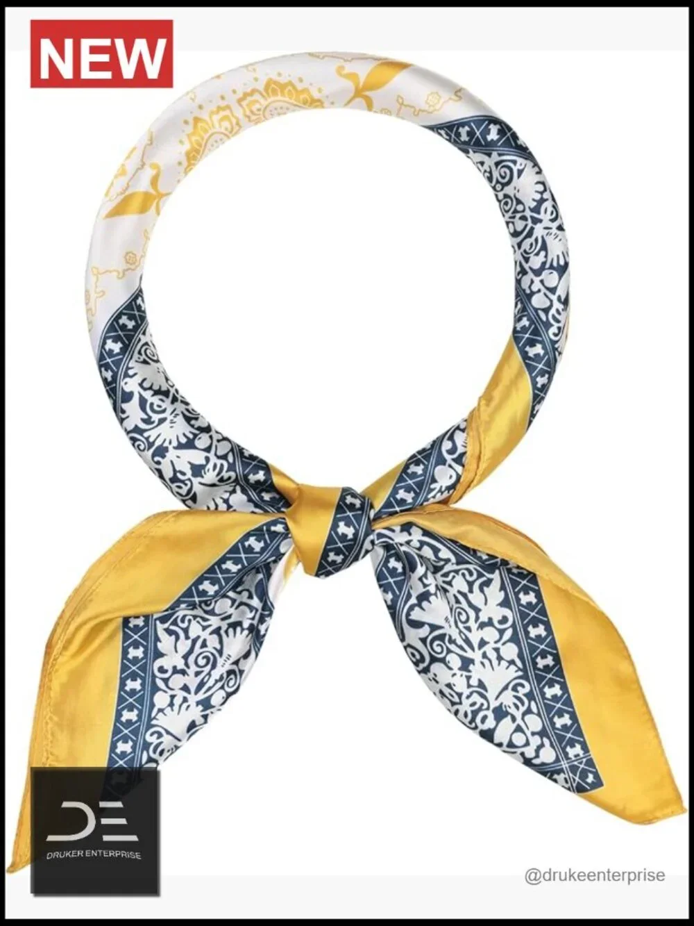 Large Satin Scarf 35